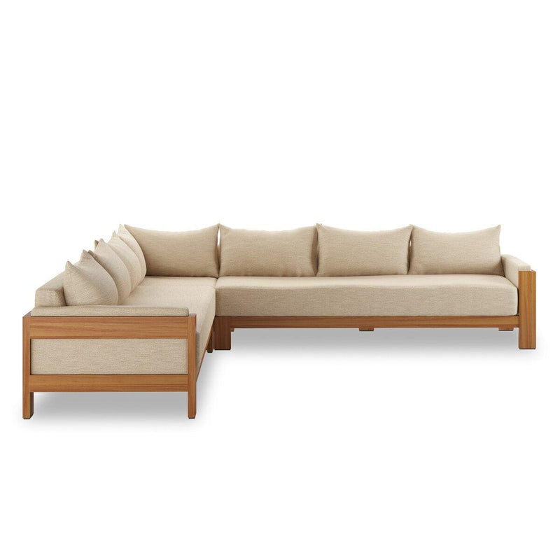 Four Hands Chapman Outdoor 3-Piece Sectional-Patio Pelican