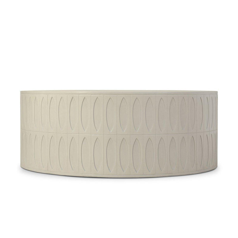 Four Hands Colorado Drum Coffee Table-Patio Pelican