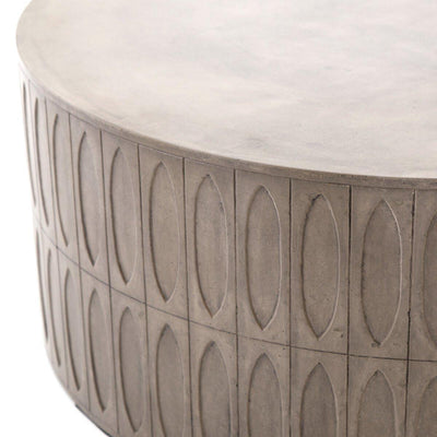 Four Hands Colorado Drum Coffee Table-Patio Pelican