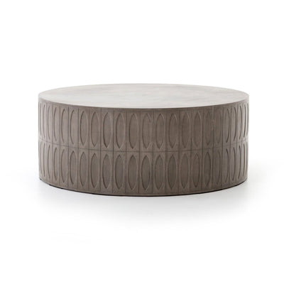 Four Hands Colorado Drum Coffee Table-Patio Pelican