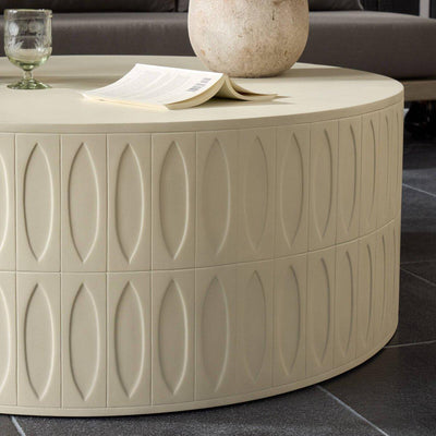 Four Hands Colorado Drum Coffee Table-Patio Pelican