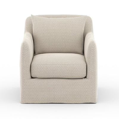 Four Hands Dade Outdoor Slipcover Swivel Chair-Patio Pelican