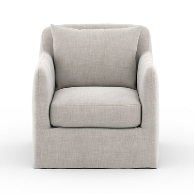 Four Hands Dade Outdoor Slipcover Swivel Chair-Patio Pelican