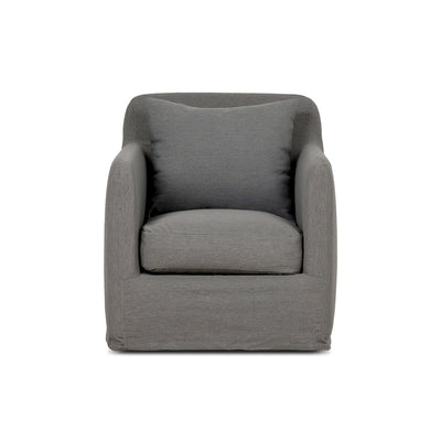 Four Hands Dade Outdoor Slipcover Swivel Chair-Patio Pelican