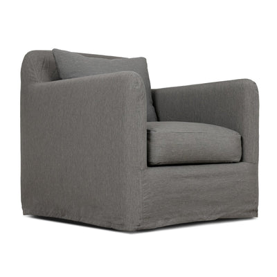 Four Hands Dade Outdoor Slipcover Swivel Chair-Patio Pelican