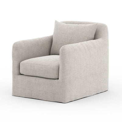 Four Hands Dade Outdoor Slipcover Swivel Chair-Patio Pelican