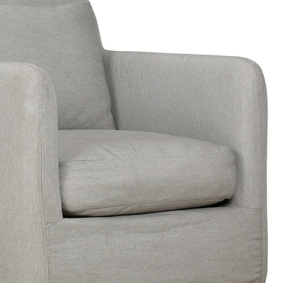 Four Hands Dade Outdoor Slipcover Swivel Chair-Patio Pelican