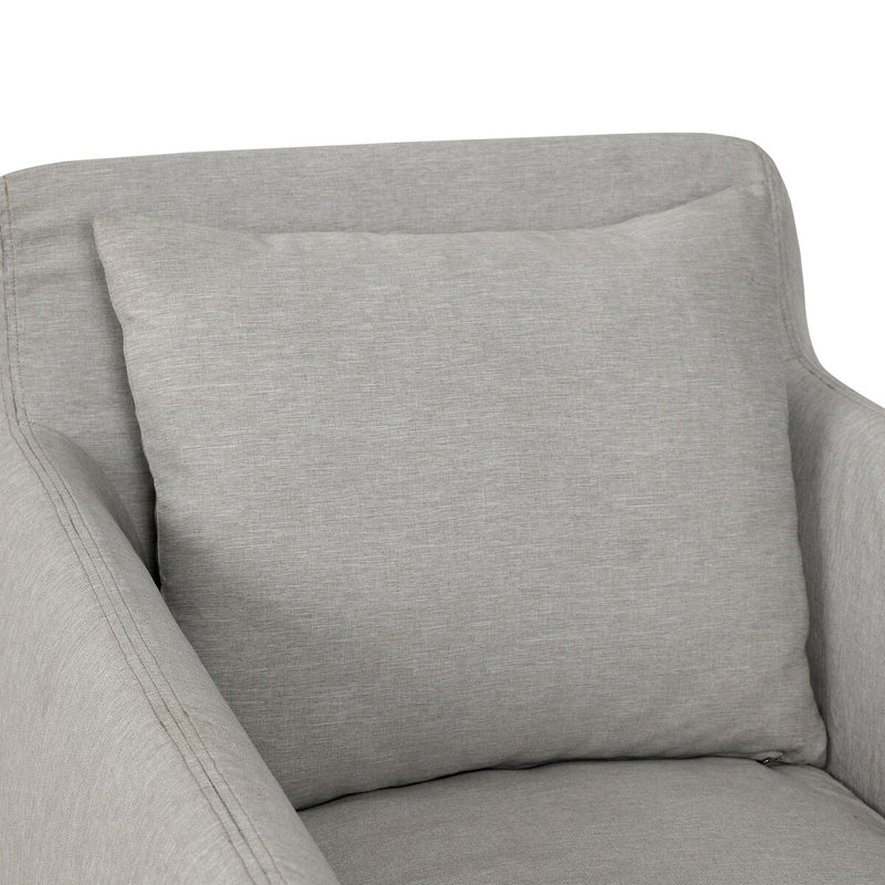 Four Hands Dade Outdoor Slipcover Swivel Chair-Patio Pelican