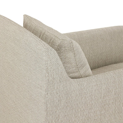 Four Hands Dade Outdoor Slipcover Swivel Chair-Patio Pelican