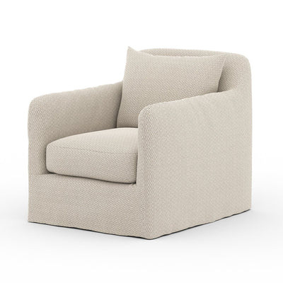 Four Hands Dade Outdoor Slipcover Swivel Chair-Patio Pelican