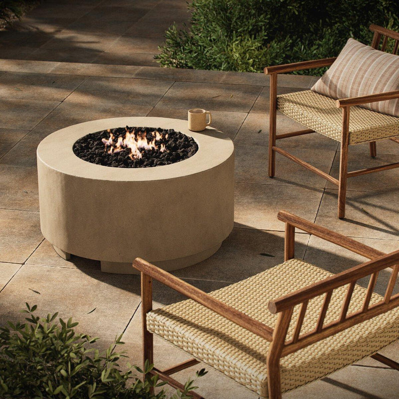 Four Hands Damian Outdoor Fire Table-Patio Pelican