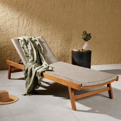 Four Hands Delano Outdoor Chaise-Patio Pelican