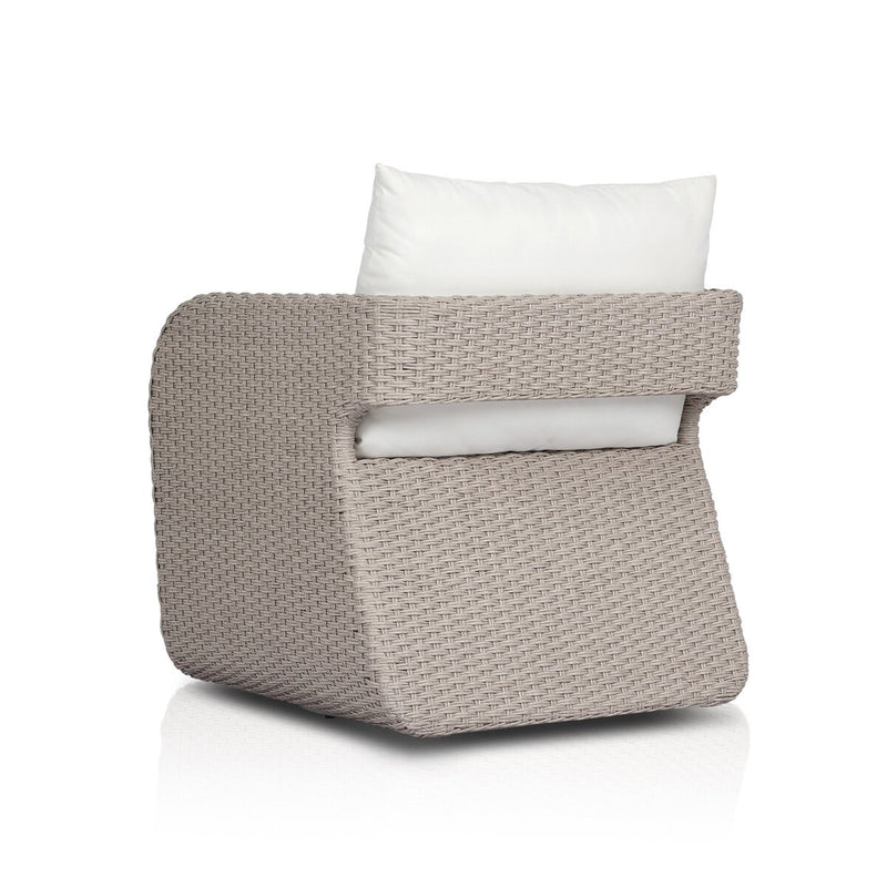 Four Hands Geneva Outdoor Swivel Chair-Patio Pelican