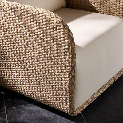Four Hands Geneva Outdoor Swivel Chair-Patio Pelican