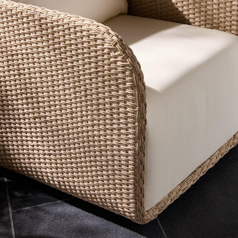 Four Hands Geneva Outdoor Swivel Chair-Patio Pelican