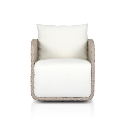 Four Hands Geneva Outdoor Swivel Chair-Patio Pelican
