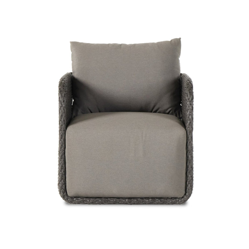 Four Hands Geneva Outdoor Swivel Chair-Patio Pelican