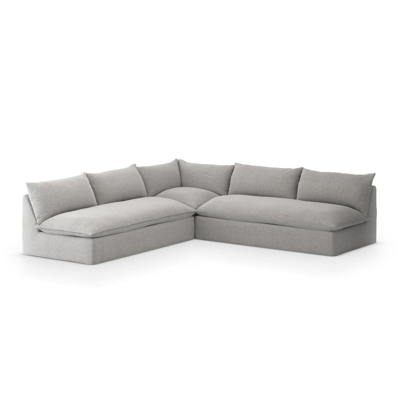Four Hands Grant Outdoor 3-Piece Sectional Sofa-Patio Pelican