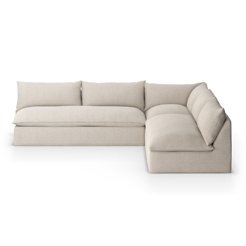 Four Hands Grant Outdoor 3-Piece Sectional Sofa-Patio Pelican