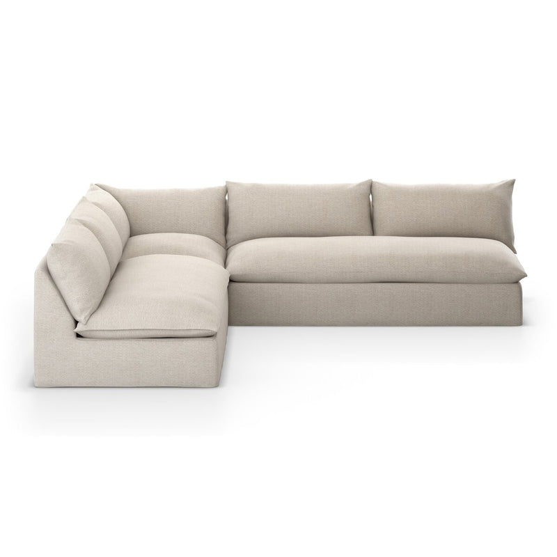 Four Hands Grant Outdoor 3-Piece Sectional Sofa-Patio Pelican