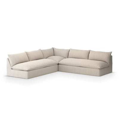 Four Hands Grant Outdoor 3-Piece Sectional Sofa-Patio Pelican