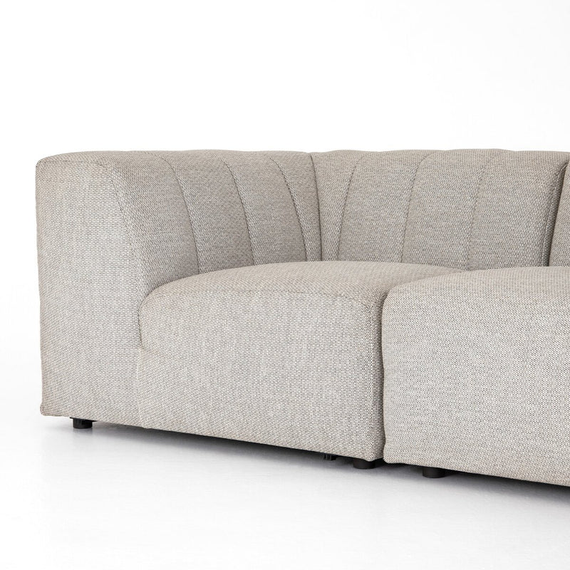 Four Hands Gwen Outdoor 3-Piece Sectional Sofa-Patio Pelican