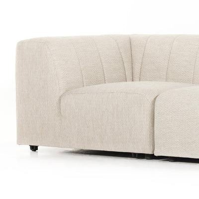 Four Hands Gwen Outdoor 3-Piece Sectional Sofa-Patio Pelican