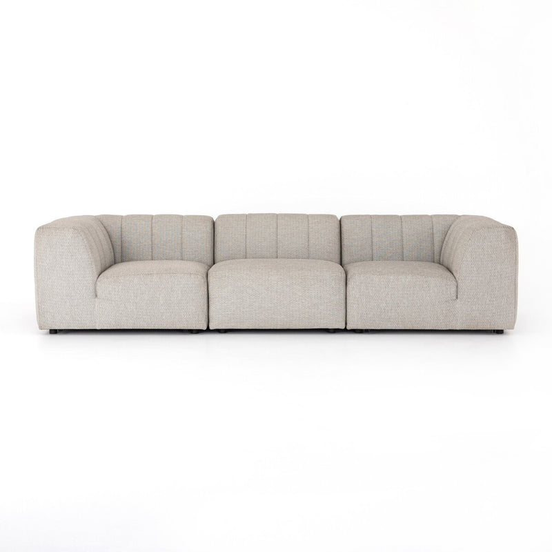 Four Hands Gwen Outdoor 3-Piece Sectional Sofa-Patio Pelican