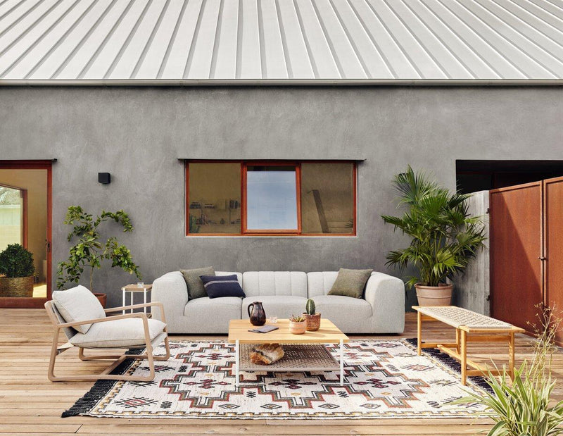 Four Hands Gwen Outdoor 3-Piece Sectional Sofa-Patio Pelican