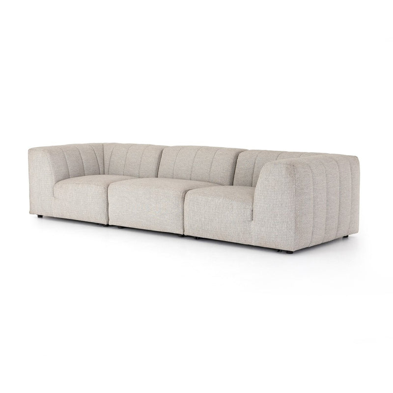 Four Hands Gwen Outdoor 3-Piece Sectional Sofa-Patio Pelican