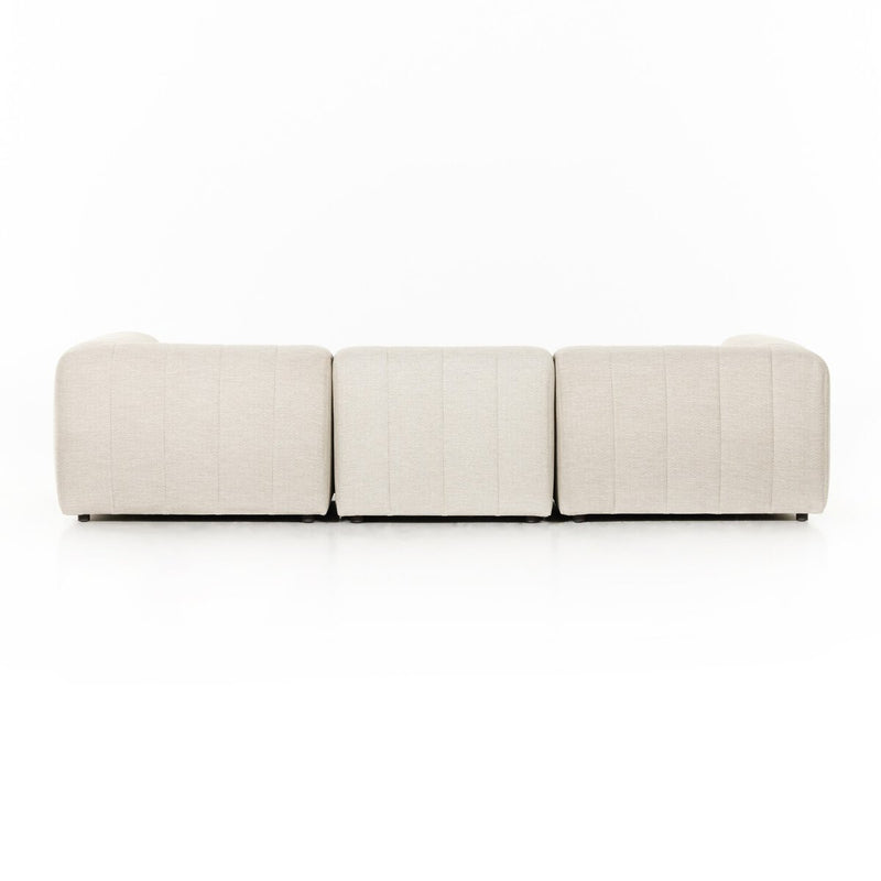 Four Hands Gwen Outdoor 3-Piece Sectional Sofa-Patio Pelican