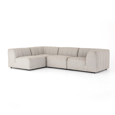 Four Hands Gwen Outdoor 4-Piece Sectional-Patio Pelican