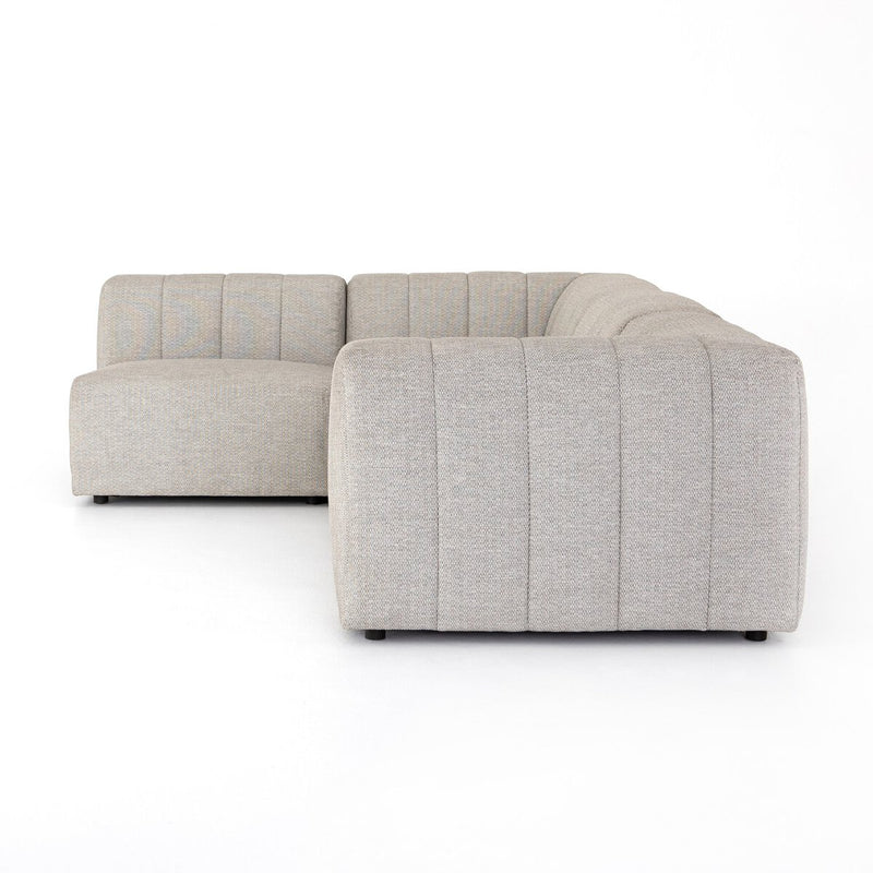 Four Hands Gwen Outdoor 4-Piece Sectional-Patio Pelican