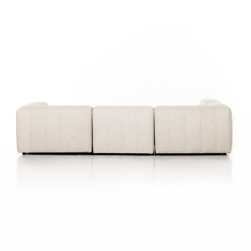 Four Hands Gwen Outdoor 4-Piece Sectional-Patio Pelican