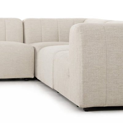 Four Hands Gwen Outdoor 4-Piece Sectional-Patio Pelican