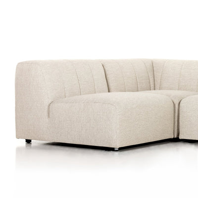 Four Hands Gwen Outdoor 4-Piece Sectional-Patio Pelican