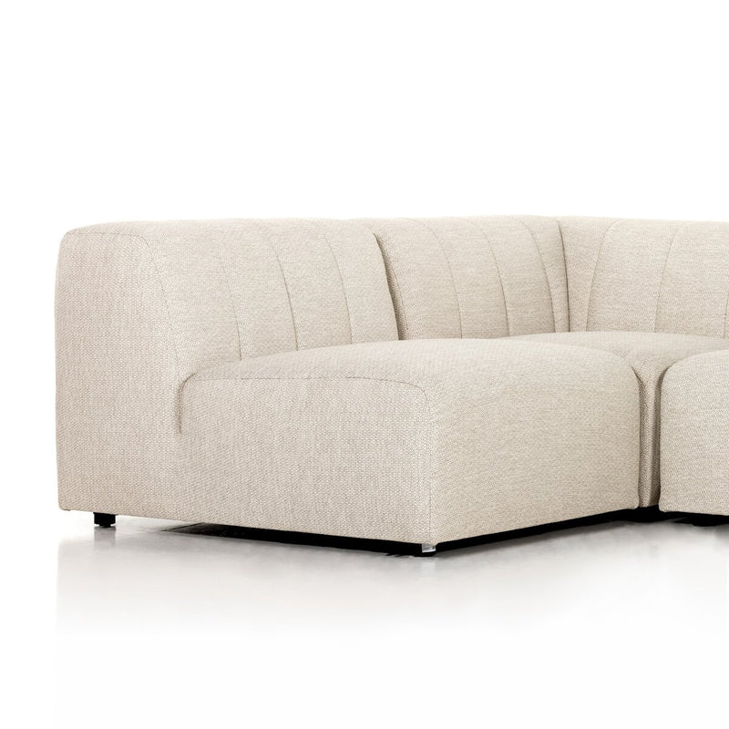 Four Hands Gwen Outdoor 4-Piece Sectional-Patio Pelican