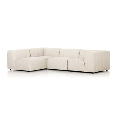 Four Hands Gwen Outdoor 4-Piece Sectional-Patio Pelican