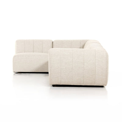 Four Hands Gwen Outdoor 4-Piece Sectional-Patio Pelican