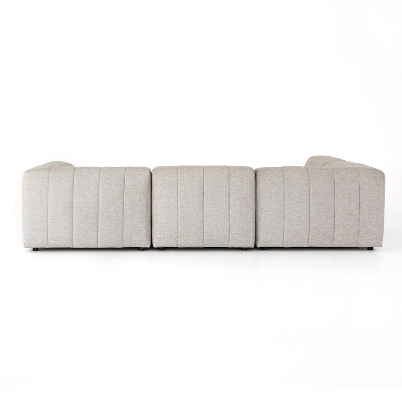 Four Hands Gwen Outdoor 4-Piece Sectional-Patio Pelican
