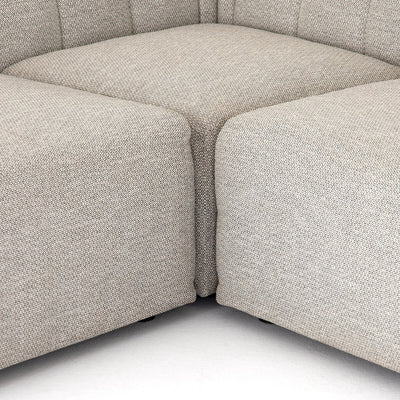 Four Hands Gwen Outdoor 4-Piece Sectional-Patio Pelican