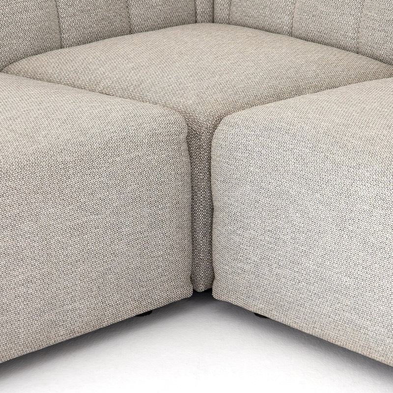 Four Hands Gwen Outdoor 4-Piece Sectional-Patio Pelican
