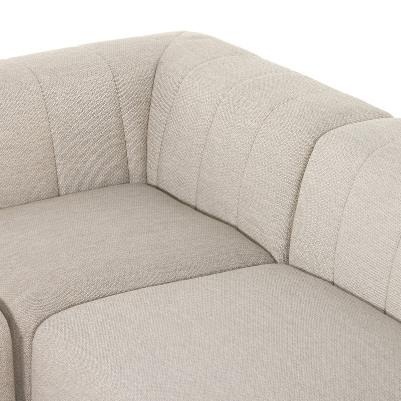 Four Hands Gwen Outdoor 5-Piece Sectional-Patio Pelican