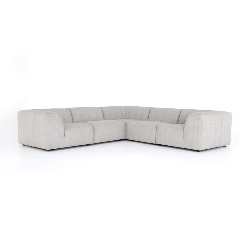 Four Hands Gwen Outdoor 5-Piece Sectional-Patio Pelican
