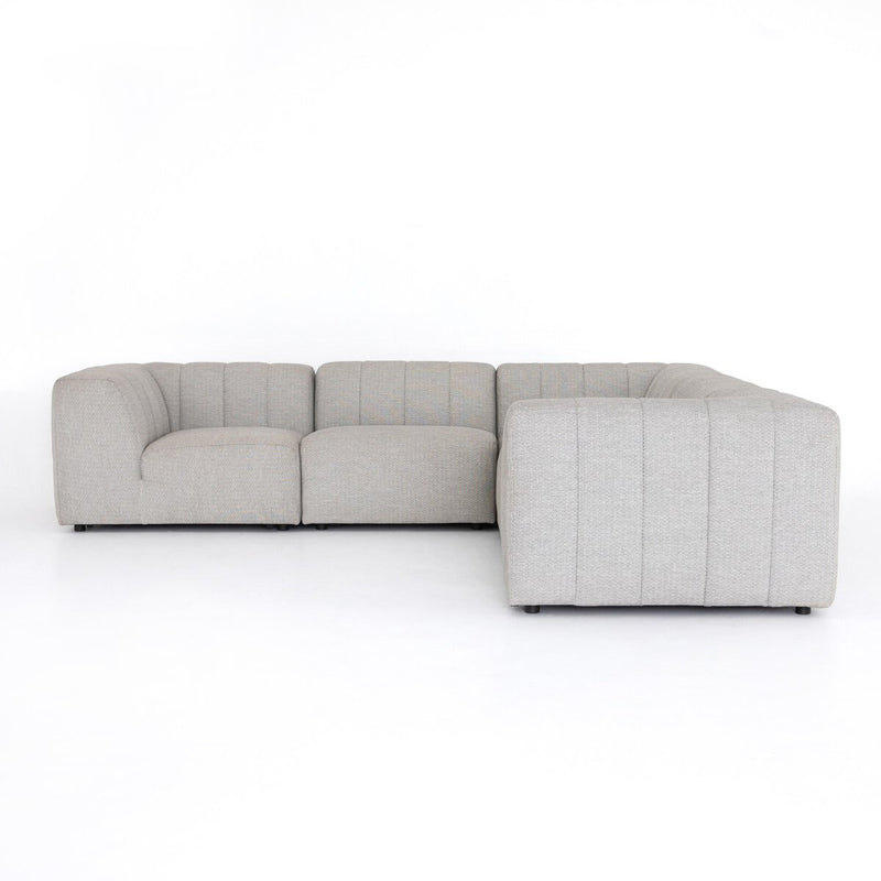 Four Hands Gwen Outdoor 5-Piece Sectional-Patio Pelican