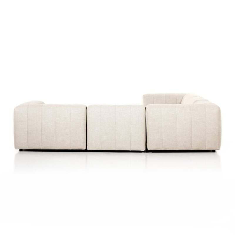 Four Hands Gwen Outdoor 5-Piece Sectional-Patio Pelican