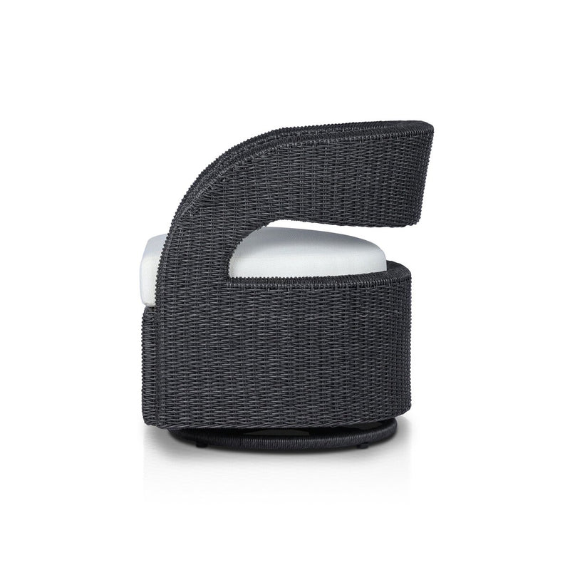 Four Hands Hawkins Outdoor Swivel Chair-Patio Pelican
