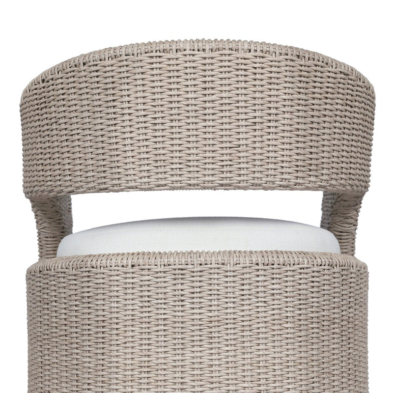 Four Hands Hawkins Outdoor Swivel Chair-Patio Pelican