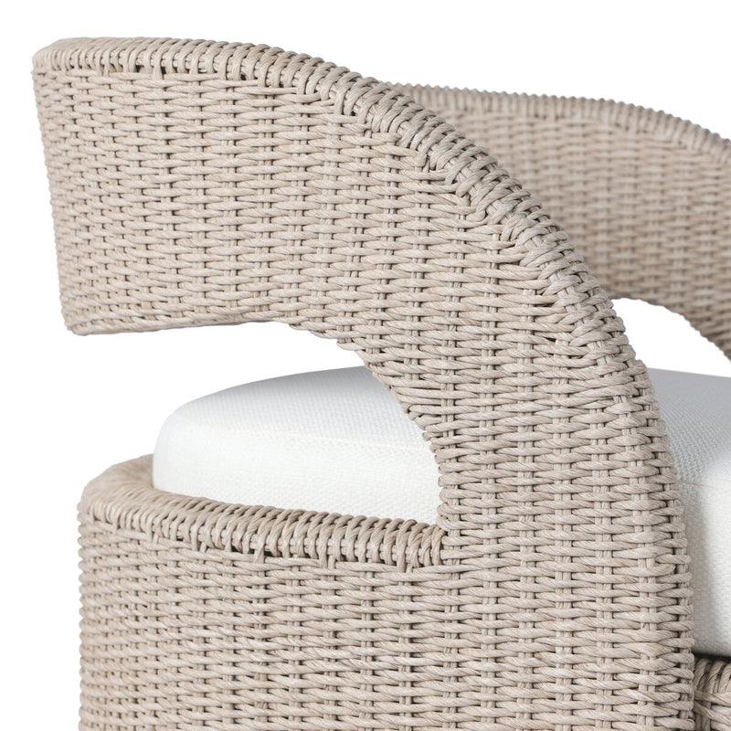 Four Hands Hawkins Outdoor Swivel Chair-Patio Pelican