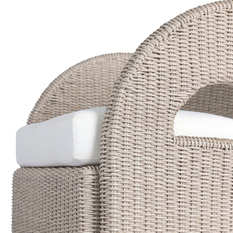 Four Hands Hawkins Outdoor Swivel Chair-Patio Pelican